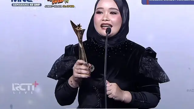 Sara Rahayu Raih Penghargaan Anugerah Dangdut Indonesia 2024