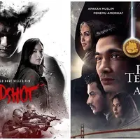 Headshot dan Bulan Terbelah di Langit Amerika atau BTDLA 2. (Instagram @iko.uwais @septriasaacha)