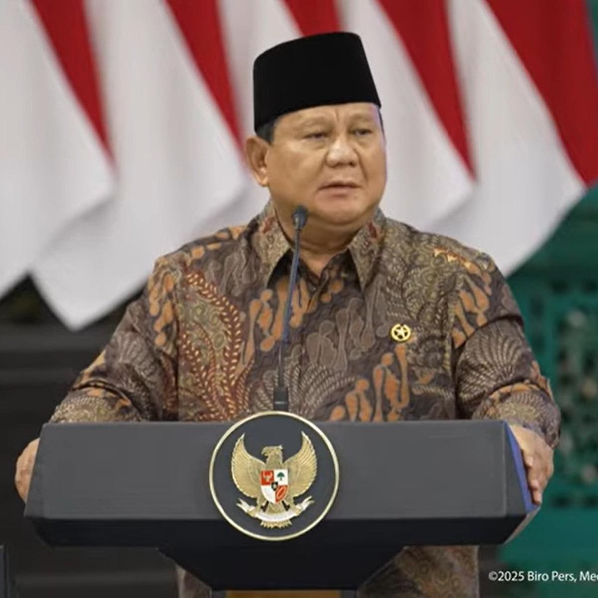 Prabowo Bicara Pencapaian Pangan Selama Satu Tahun Pemerintahan