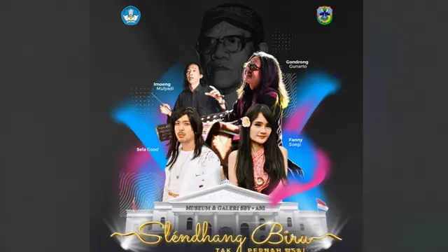 Kemendikbudristek  melalui Direktorat Perfilman, Musik, dan Media bersama Gondrong Gunarto kembali menggelar konser Slendhang Biru Tak Pernah Usai di Museum dan Galeri SBY-Ani, Pacitan, Jawa Timur, pada Kamis (20/6/2024).