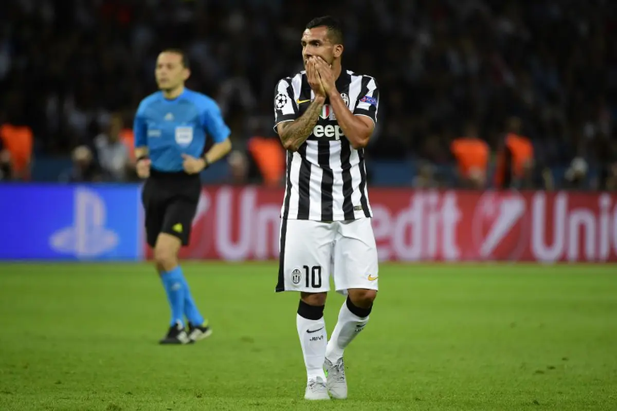 Striker Juventus Carlos Tevez