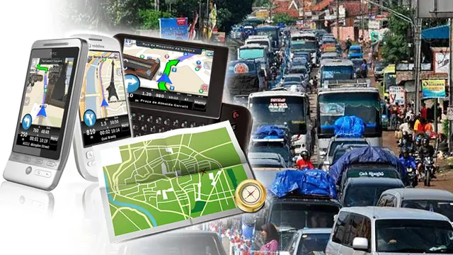 Ilustrasi GPS untuk mudik