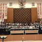 Pengurus Besar Persatuan Guru Republik Indonesia (PB PGRI) periode 2023-2028 menduduki Kantor PB PGRI yang berada di Jalan Tanah Abang III, Jakarta Pusat, Kamis (16/11/2023). (Istimewa)