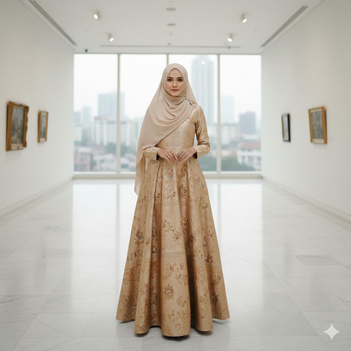7 Warna Gamis Batik Brokat yang Diprediksi Hits untuk Ramadan 2026: Dusty Lilac hingga Sage