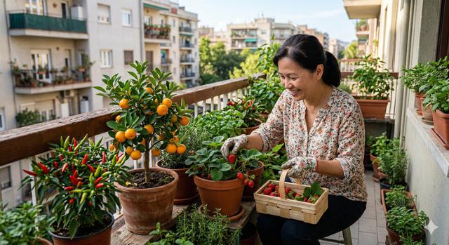3. Pilih Tanaman Buah Berukuran Kecil