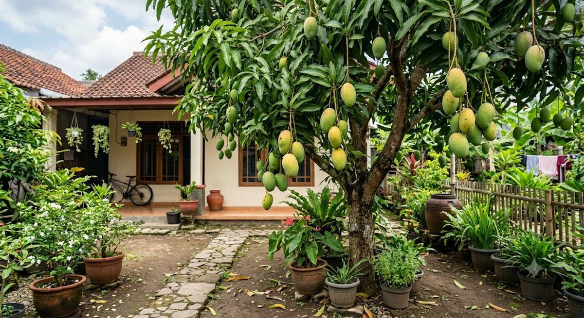 Ilustrasi Pohon Mangga