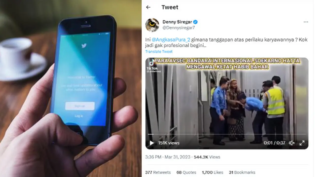 Viral Video 3 AVSEC Bandara Soekarno-Hatta Cium Tangan dan Kawal Bahar bin Smith.