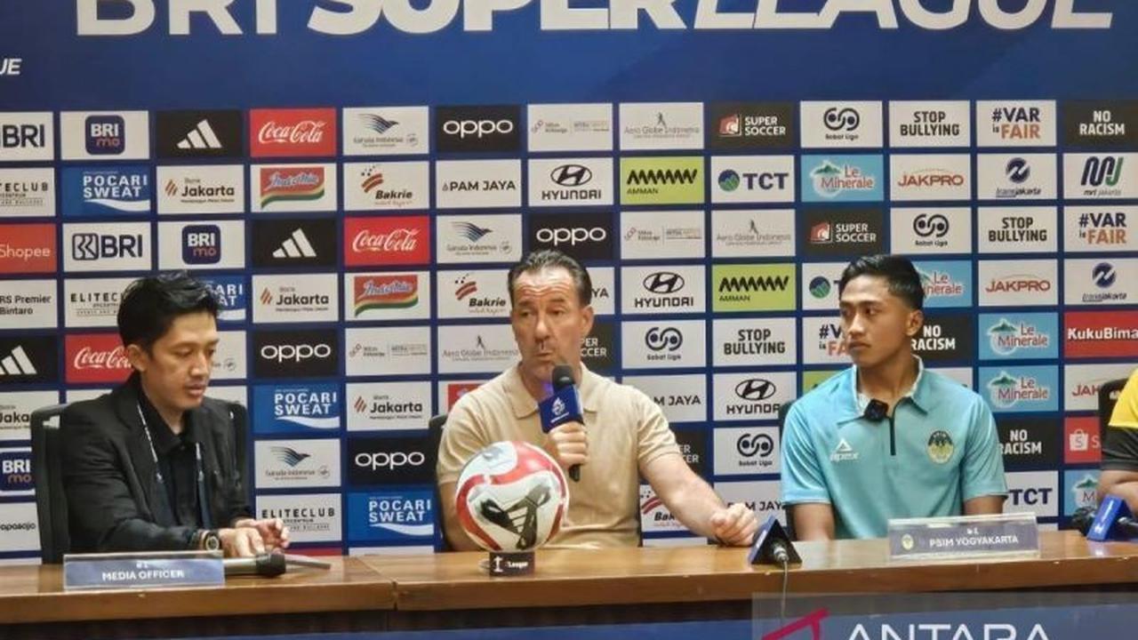 Hadapi Semen Padang, Pelatih PSIM Yogyakarta Jean-Paul van Gastel Tak Risau Kehilangan Pemain Kunci