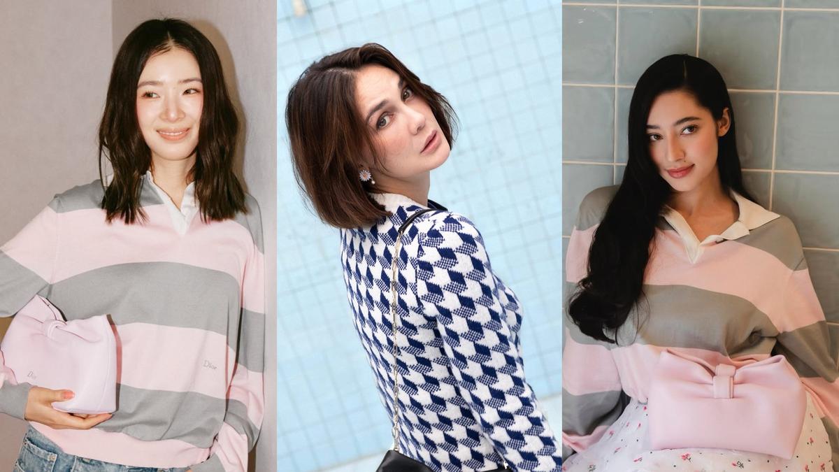 Adu OOTD Luna Maya hingga Irene Red Velvet yang Jinjing Dior Bow Bag untuk Tampilan Kasual