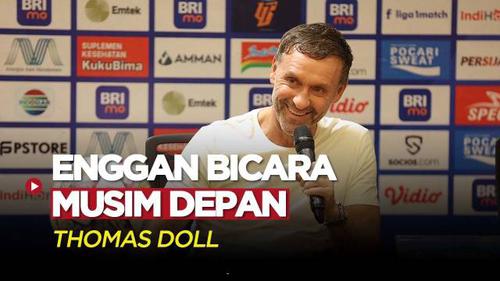 VIDEO: Persija Jakarta Finis Peringkat Kedua BRI Liga 1, Thomas Doll Enggan Bicarakan Tim Musim Depan