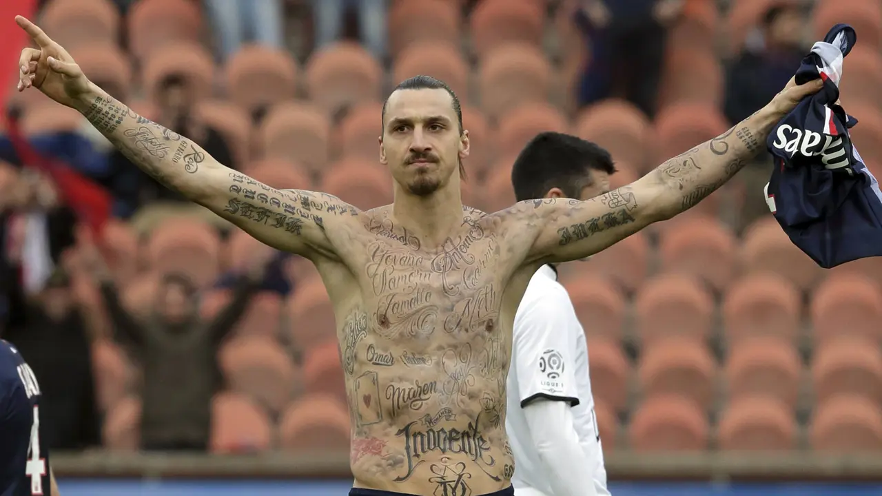 Striker PSG Zlatan Ibrahimovic