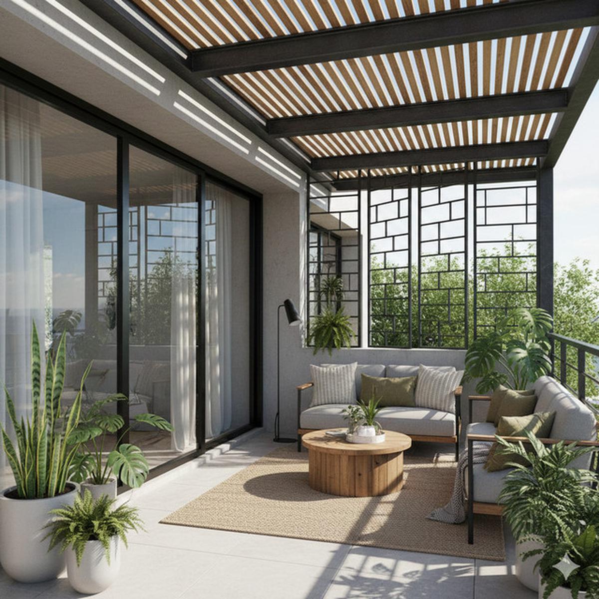 7 Model Teras Rumah Modern yang Nyaman Meski Terpapar Matahari