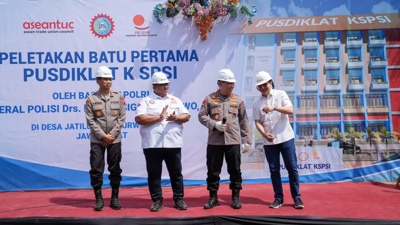 Groundbreaking proyek Pusat Pendidikan dan Pelatihan (Pusdiklat) serikat pekerja terbesar di Asia Tenggara (Asean) akan segera dibangun di Kawasan Jatiluhur, Purwakarta, Jawa Barat (Istimewa)
