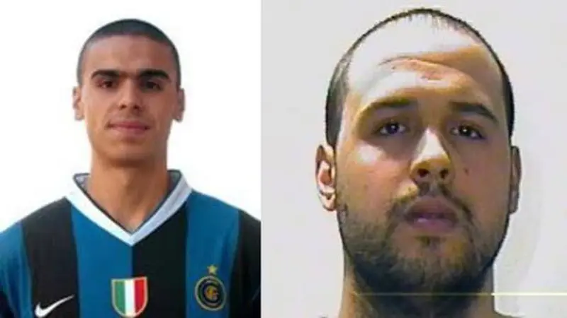 Eks pemain Inter Milan, Ibrahim Maaroufi dan teroris Khalid El Bakraoui (Liputan6)