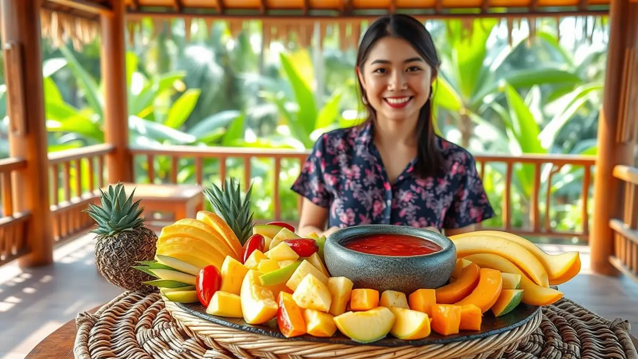 resep rujak buah