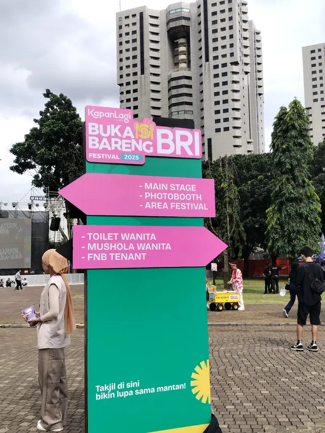 Papan Panah KapanLagi Buka Bareng BRI Festival 2025