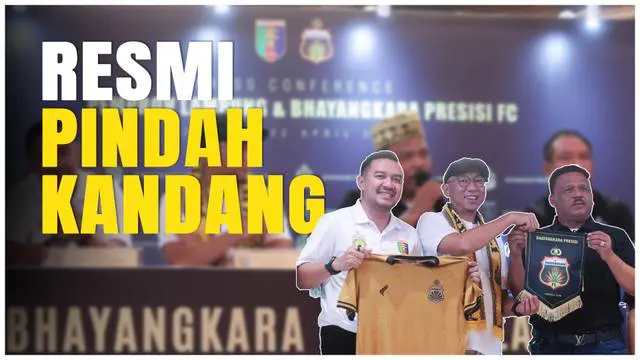 Bhayangkara FC resmi pindah kandang ke Lampung dan berganti nama menjadi Bhayangkara Presisi Lampung FC untuk menghadapi Liga 1 musim 2025/2026! 

Keputusan besar ini diumumkan dalam acara launching tim yang dihadiri langsung oleh Gubernur Lampung,...