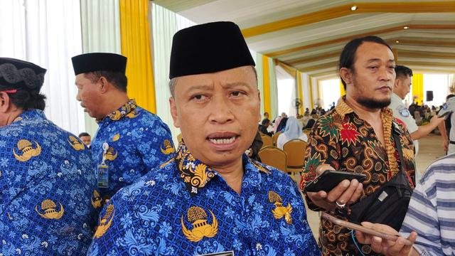 Sekda Kota Depok, Supian Suri usai mengikuti kegiatan beberapa waktu lalu.