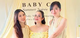 Chelsea Islan tampil menawan dengan pesona bumil glowing di momen baby shower (@kintahade)