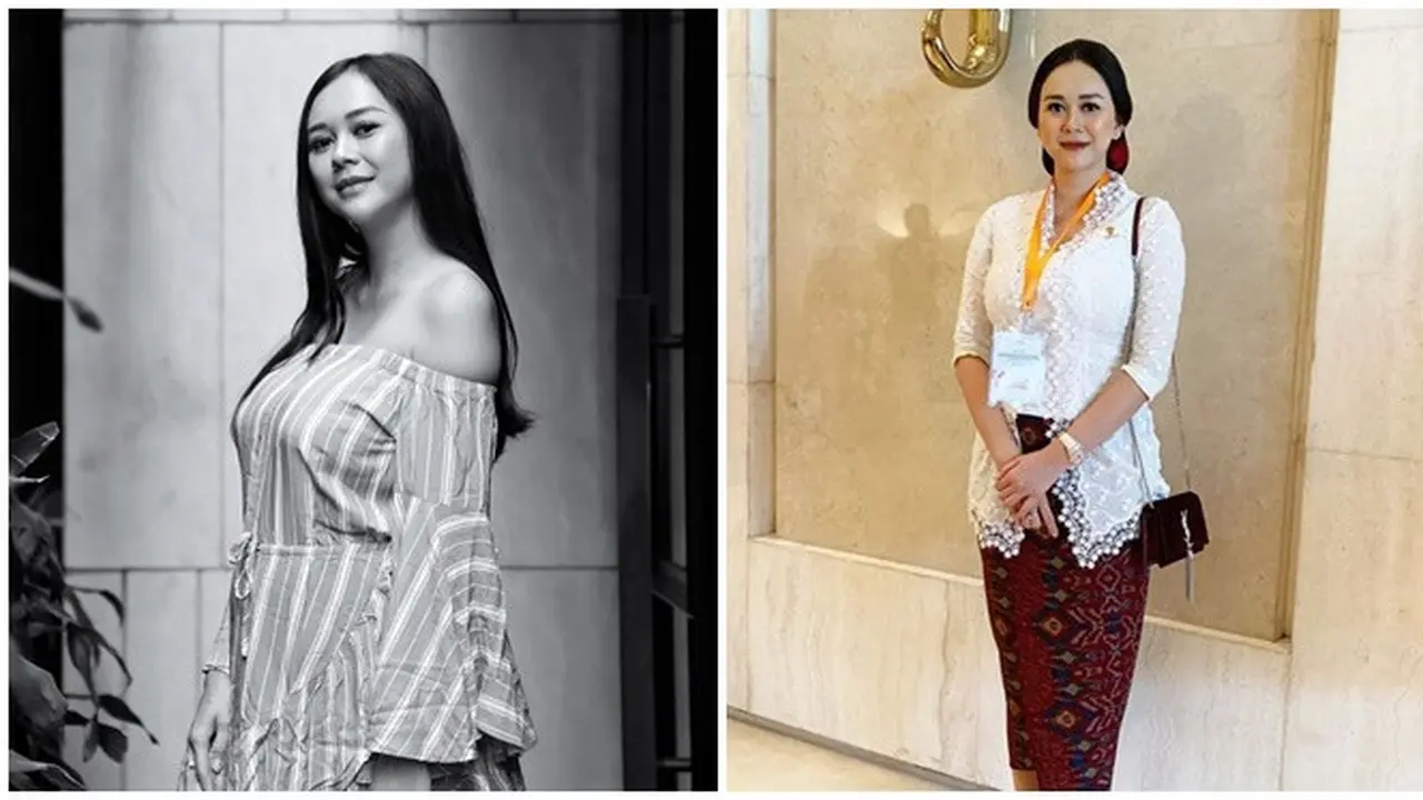 Potret Cantik Aura Kasih Memakai Kabaya saat Bertemu Jokowi
