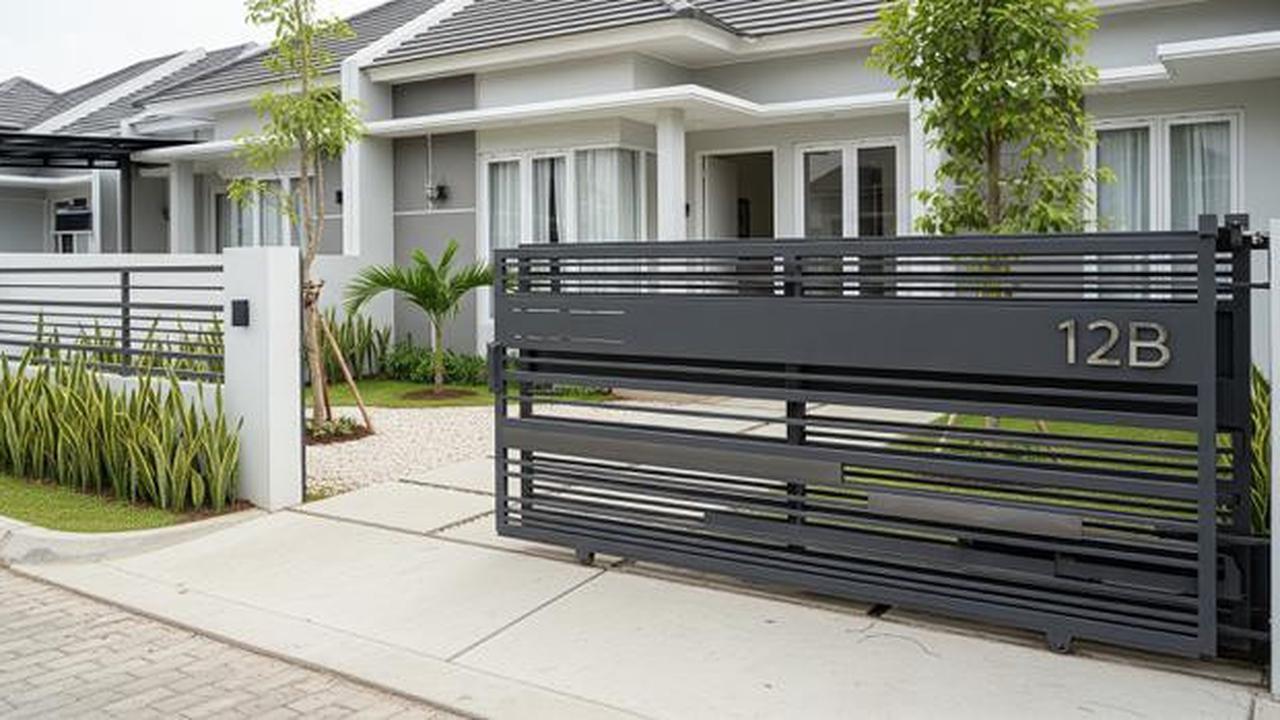 8 Model Pagar Besi Sliding Minimalis 2025, Cocok untuk Rumah di Lahan Terbatas