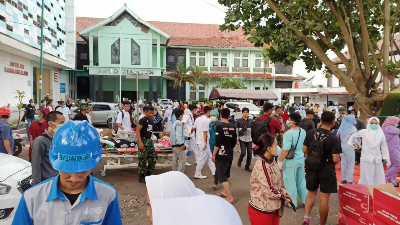 RSUD Cianjur dipenuhi korban gempa Cianjur (Dok: IDI)