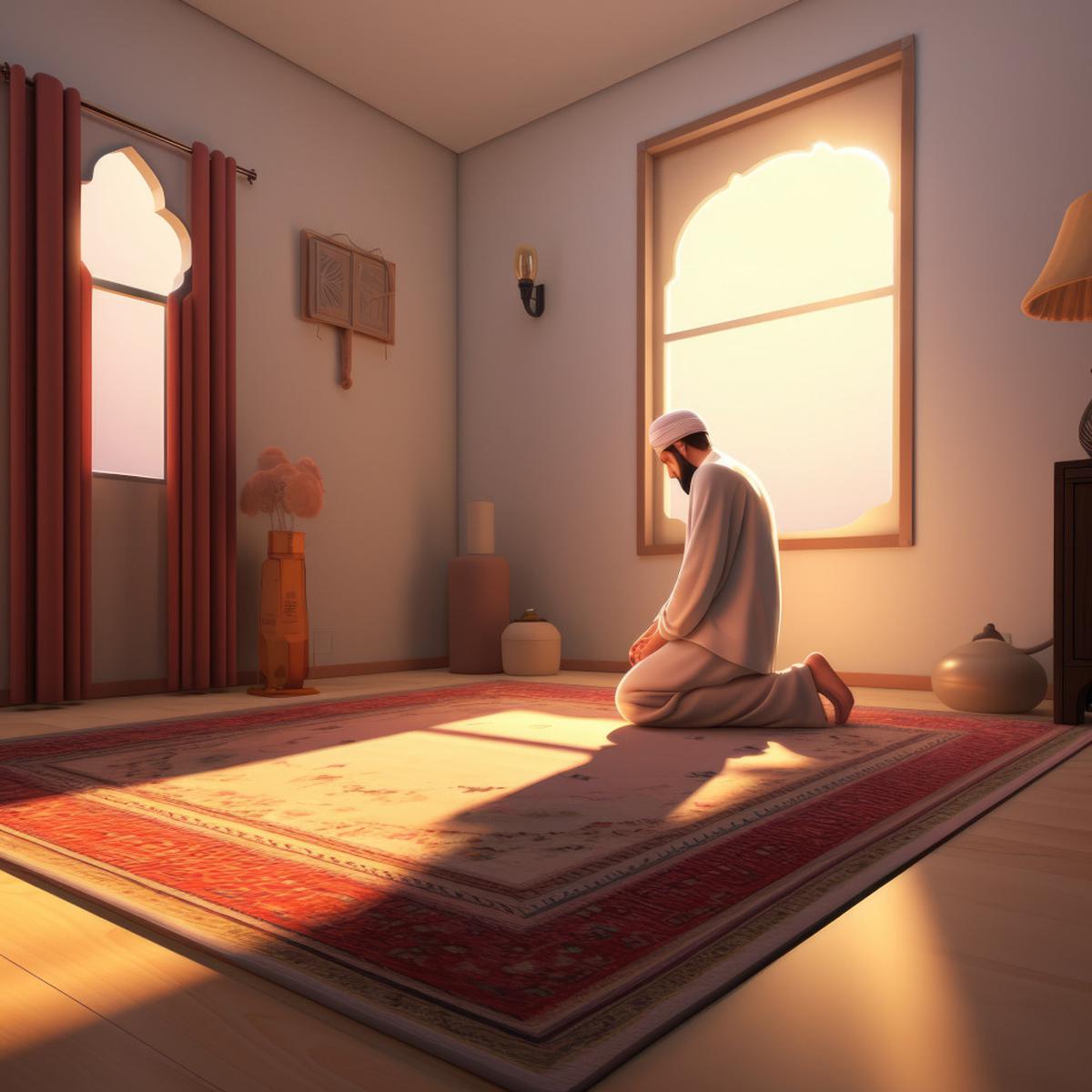 Ilustrasi Salat Dhuha