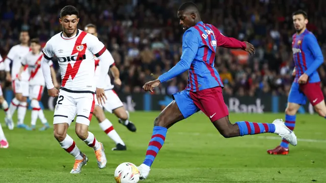 Barcelona Tumbang dari Rayo Vallecano di Camp Nou