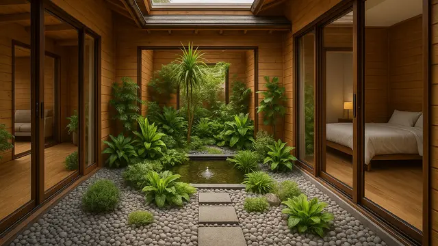 Desain Rumah Kayu 6x12 yang Asri