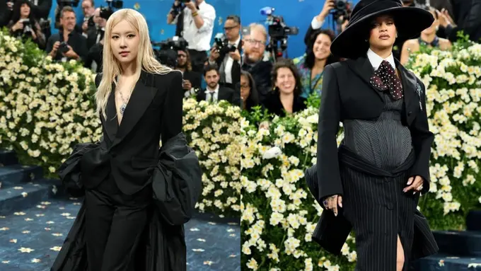 6 Gaya Memukau Artis yang Comeback di Met Gala 2025, Ada Katy Perry, Rose BLACKPINK, hingga Rihanna