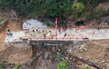 Pembangunan Jembatan Kodim Rejang Lebong Rampung, Akses Warga Desa Pahlawan dan Tik Sirong Lancar