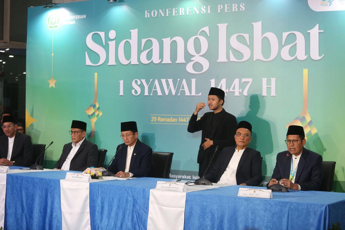 FOTO: Pemerintah Tetapkan Idulfitri 2026 Jatuh pada 21 Maret
