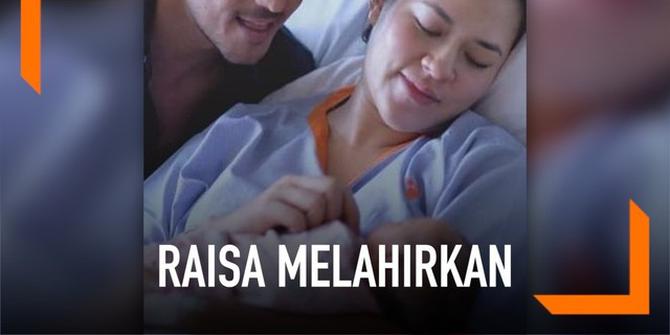 VIDEO: Melahirkan, Potret Raisa Gendong Sang Buah Hati Beredar