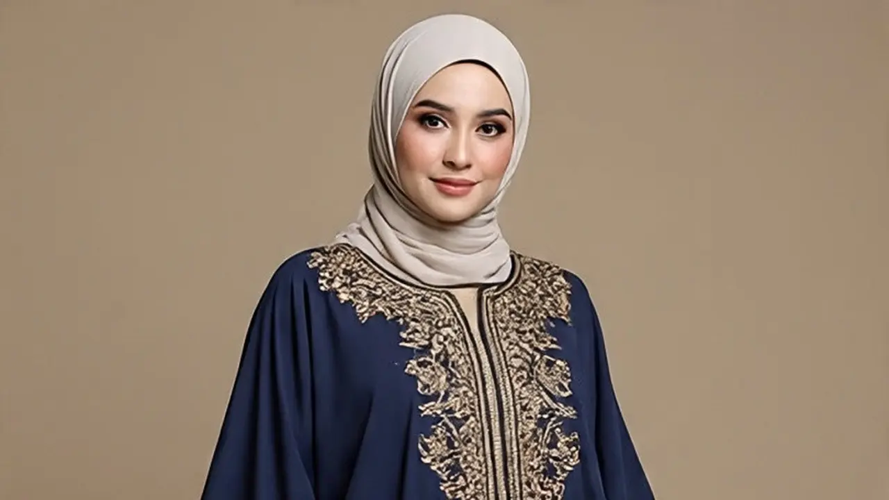 Gamis Kaftan Kekinian untuk Kondangan