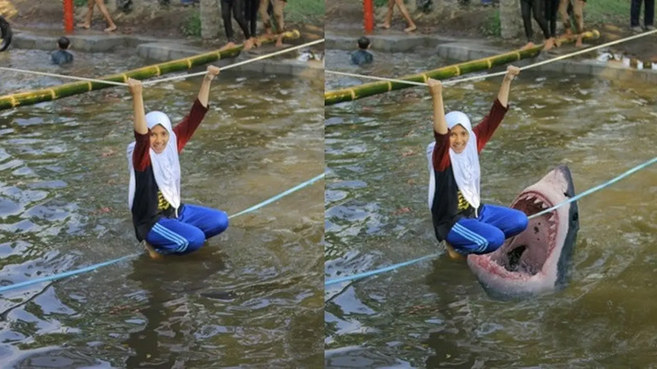 Editan foto kocak
