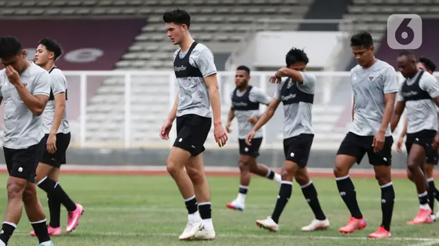 FOTO: Latihan Timnas Indonesia Jelang Bertolak ke Turki