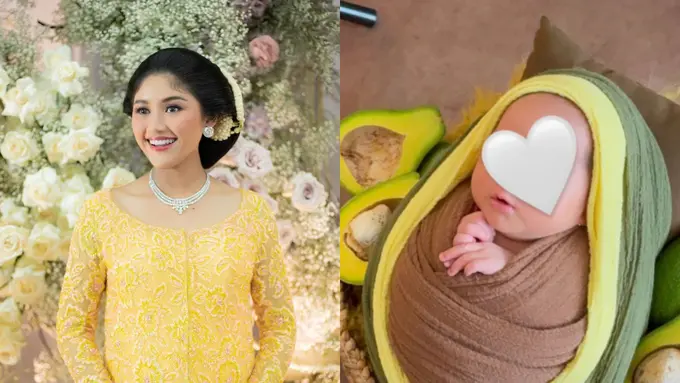 Potret Menggemaskan Bebingah, Putri Erina Gudono dan Kaesang Pangerap, Pemotretan Newborn Jadi Alpukat