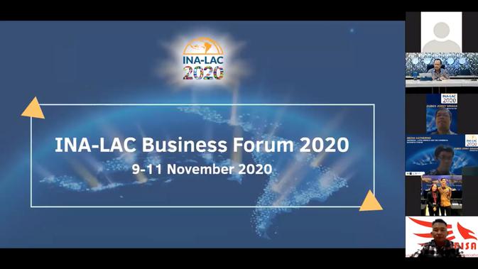 Bisnis forum Indonesia-Amerika Latin dan Karibia (ICA-LAC) 2020.