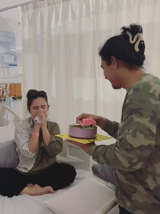 Masayu Clara rayakan ulang tahun di rumah sakit