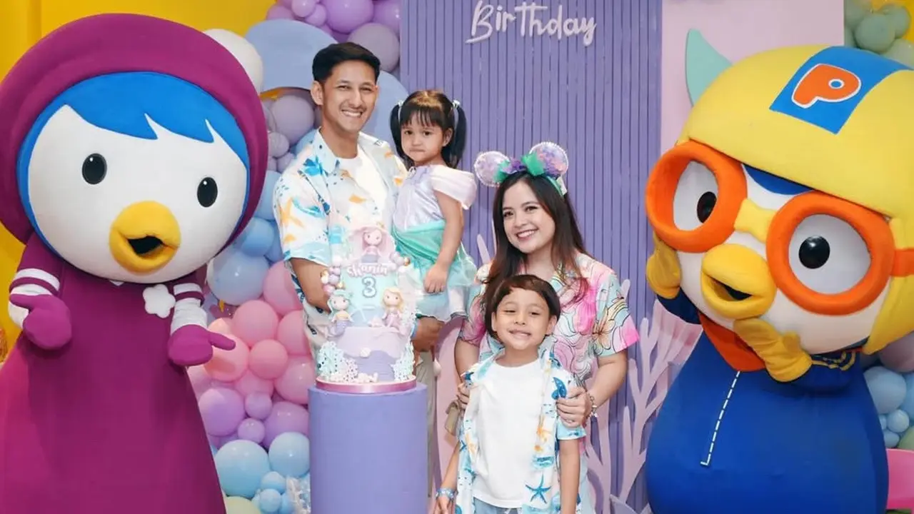 Tasya Kamila rayakan ulang tahun ke-3 putrinya dengan gaya kasual. [@tasyakamila]