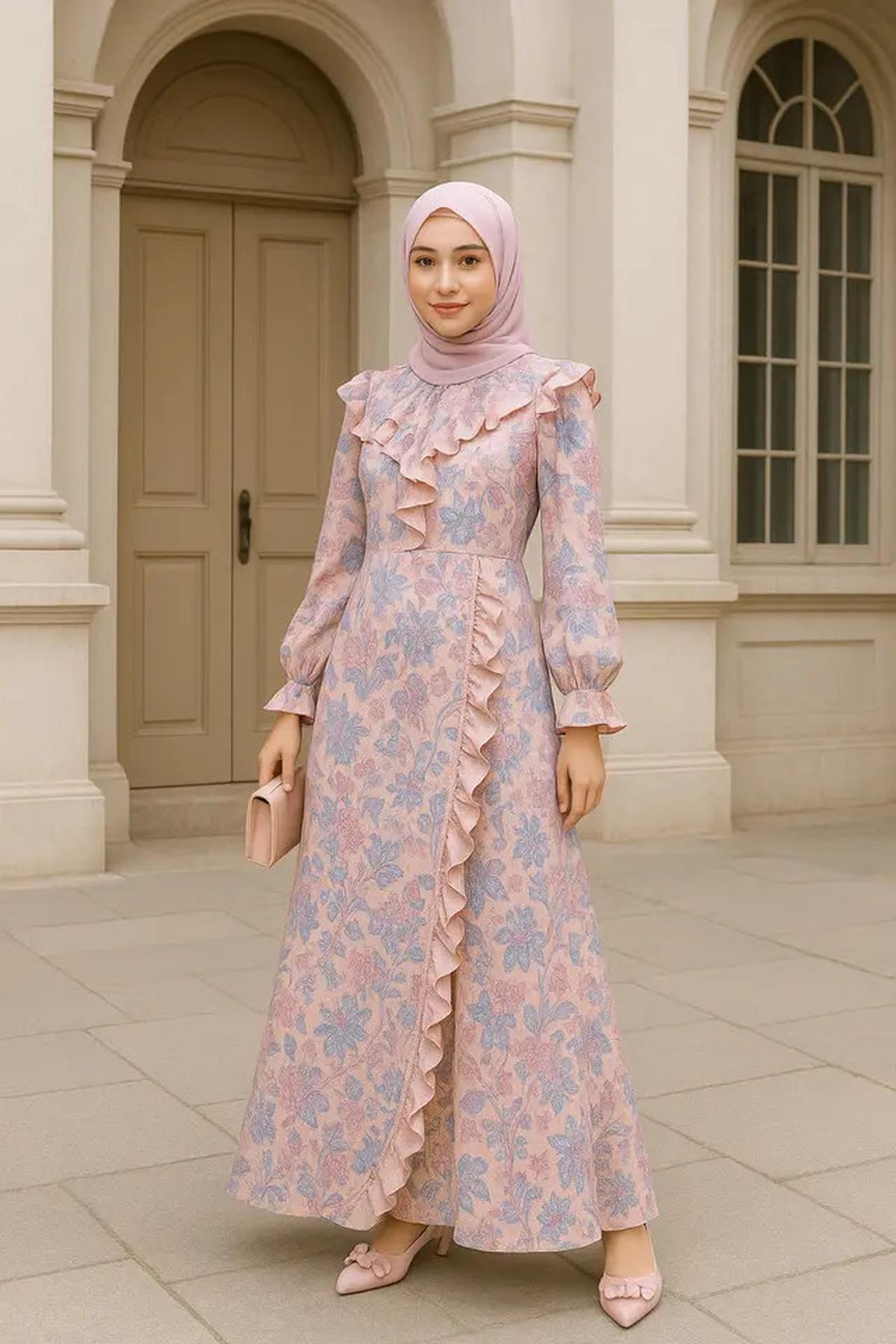 6 Rekomendasi Gamis Batik Belah Samping Modern 2025, Tampil Trendi dan Anggun