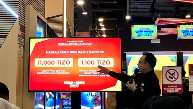 Peluncuran 9 kartu Timezone Indonesia di Jakarta