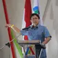 Budi Gunadi Sadikin, Direktur Utama INALUM menyampaikan arahan pada pembukaan TIS (Technology Improvement Seminar) ke-19 di Tanjung Gading (11/12).