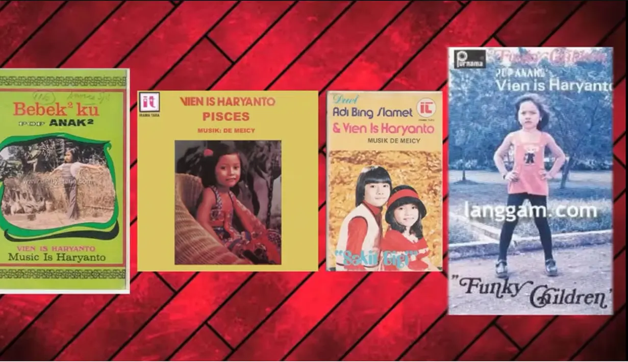 Vien Adiyanti atau lebih dikenal dengan Vien is Haryanto. Merupakan anak dari pencipta lagu senior alm Is Haryanto. Vien lahir pada 2 Maret 1969. Ia mulai tertarik dengan dunia tarik suara saat usia 6 tahun. Saat itu, ia kerap mengikuti sang ayah saat rekaman. Merilis album perdana Bebek-Bebekku (1976) produksi Purnama Records. [Youtube@Demash Channel]
