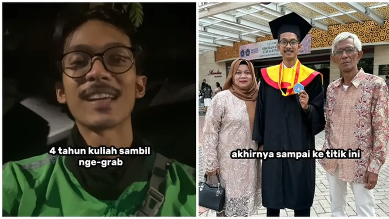Kisah Inspiratif Driver Ojol Sukses Sandang Gelar Sarjana, Bikin Bangga Orang Tua