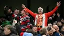 Saat ini, Manchester United masih terpuruk di urutan ke 13 dengan raihan 22 angka dari 16 laga. Sedangkan, Manchester City tertahan di posisi 5 dengan torehan 27 poin. (Paul ELLIS/AFP)