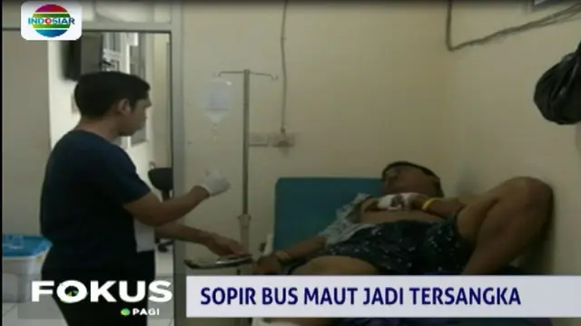 Amirudin yang  merupakan pengemudi bus maut, telah ditetapkan polisi sebagai tersangka.