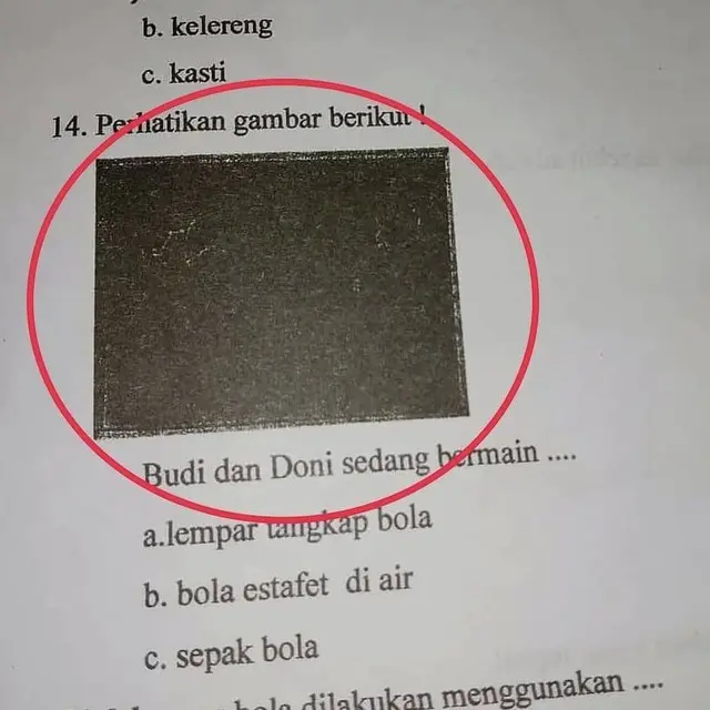6 Soal Ujian Bergambar Nyeleneh Ini Tidak Jelas, Bikin Siswa Jadi Bingung