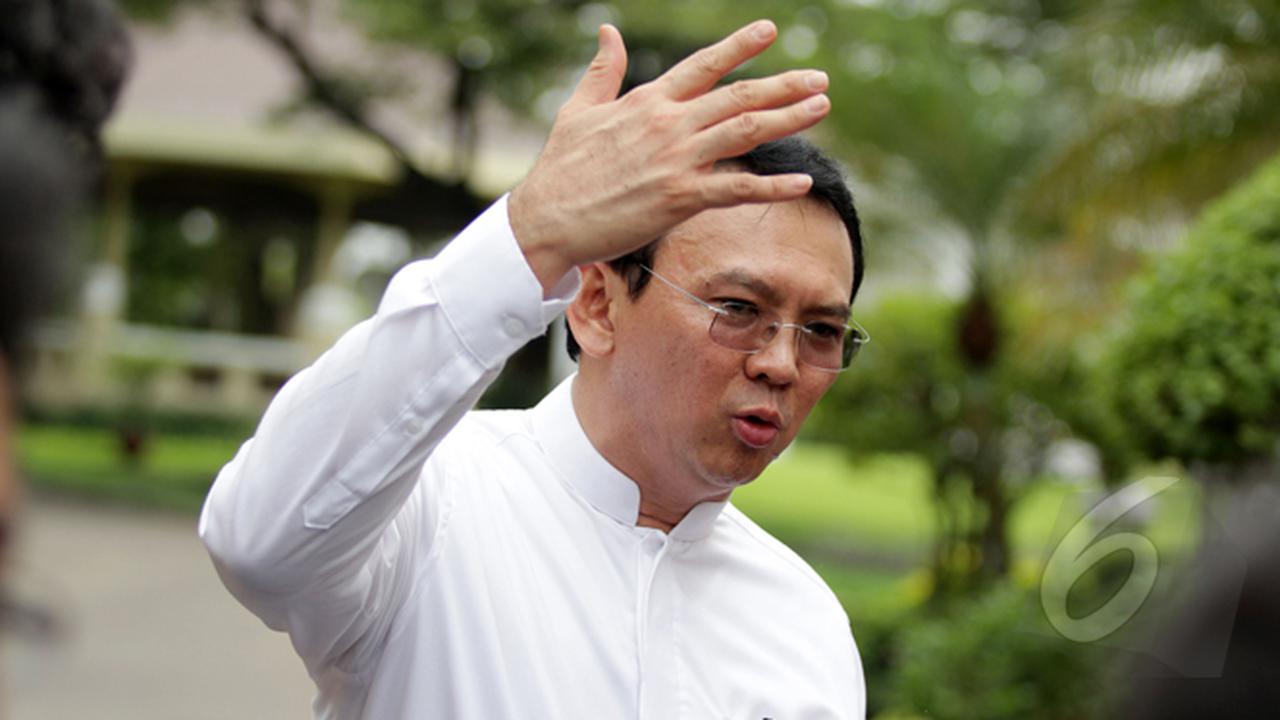 Gaya Ahok Usai Bertemu Jokowi