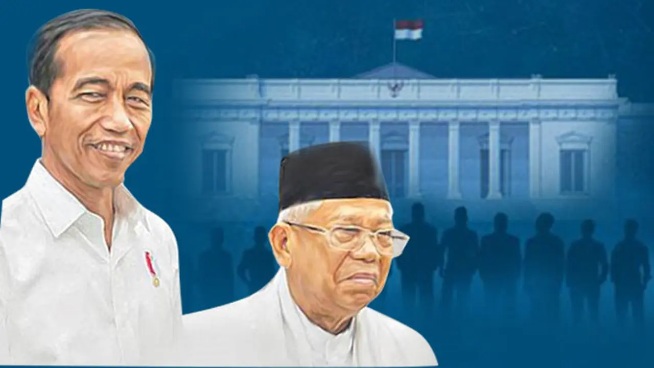 Banner Jokowi - Ma'ruf Amin